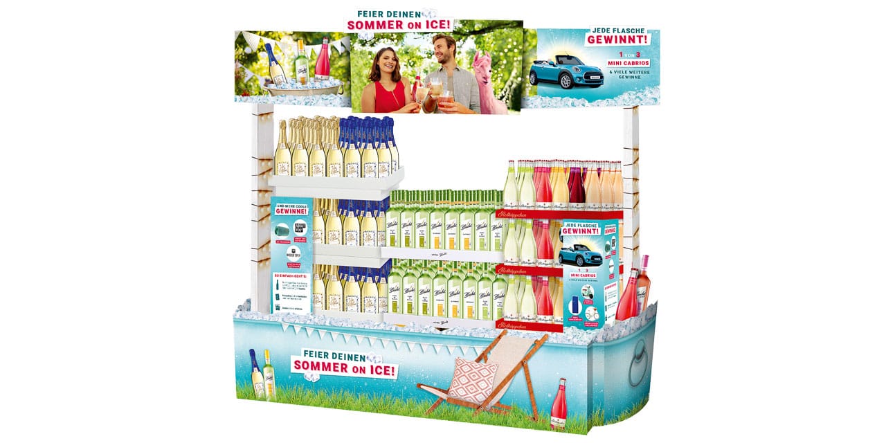 Schoepe Display/Rotkäppchen-Mumm: Sommergefühle am POS