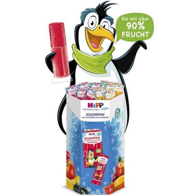 6-Eck-Schütte Hipp Eis Pinguin