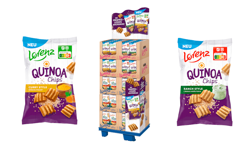 Snack mit Superfood display Magazin