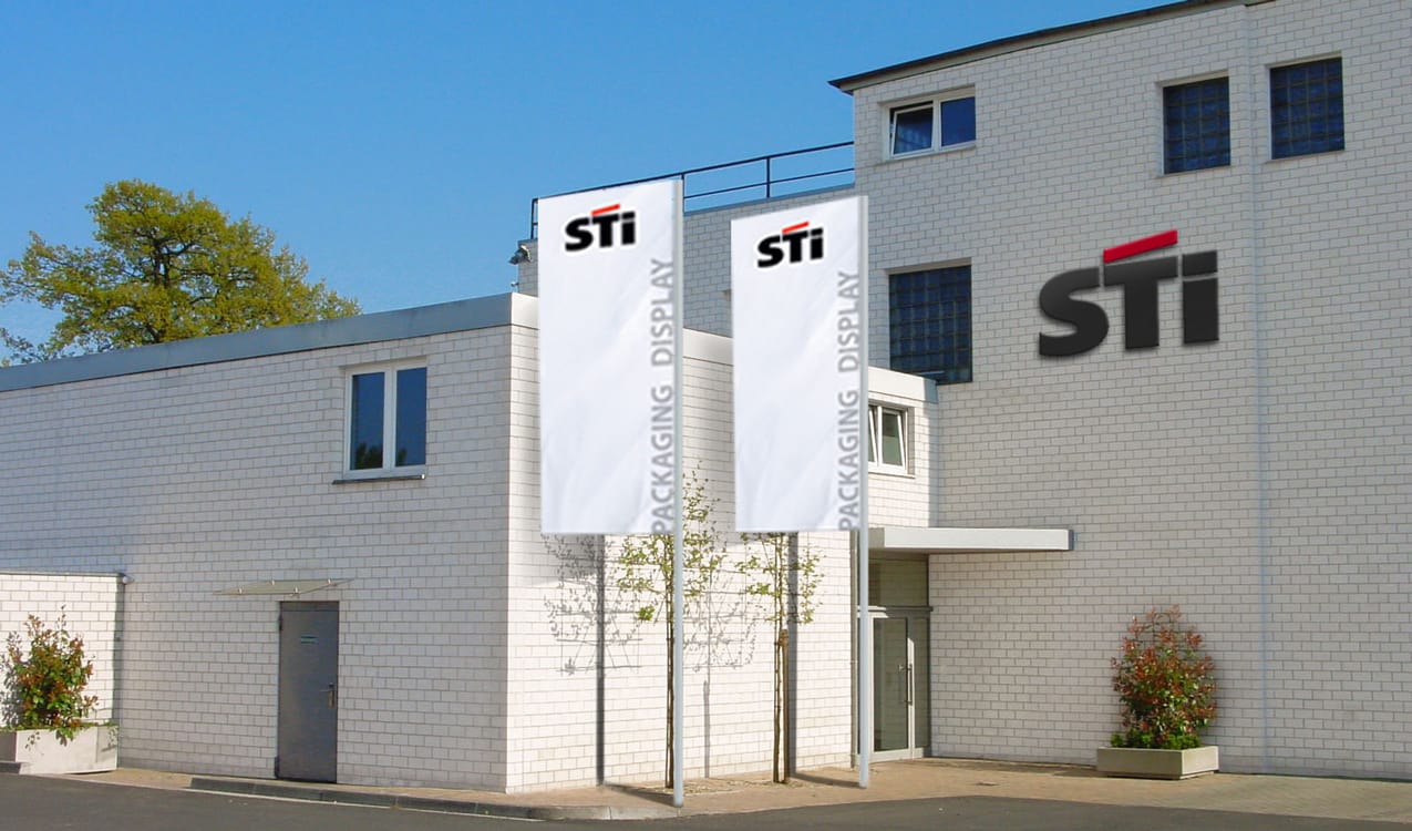 STI investiert in Faltschachteln display Magazin