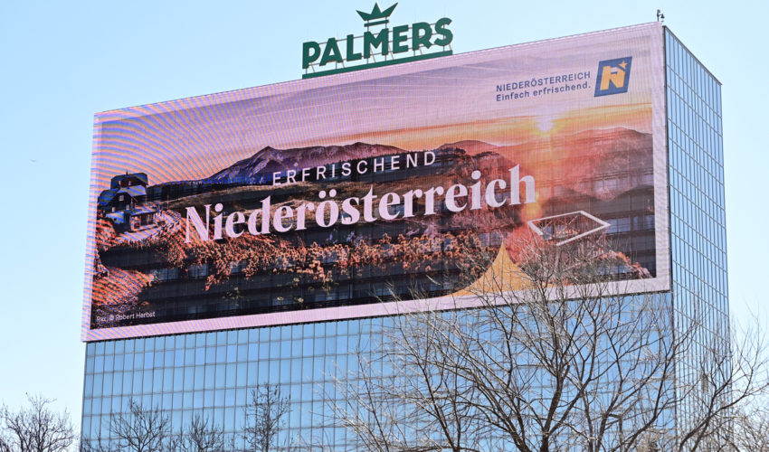 Größte LED-Wall Europas Palmers Nummer One