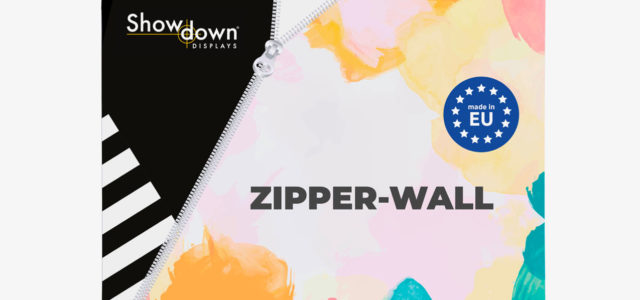 Showdown Displays Zipper-Wall Made in Europe