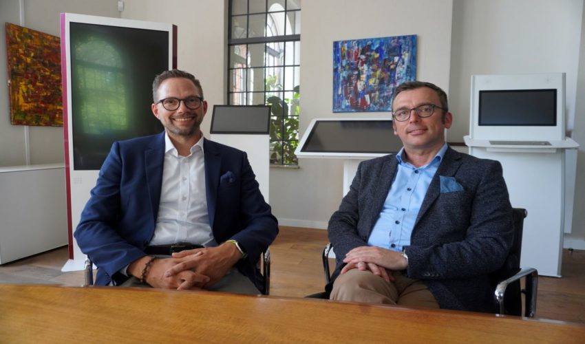 Mario Herget (links), GF und Thomas Sepp, CEO Ekiosk