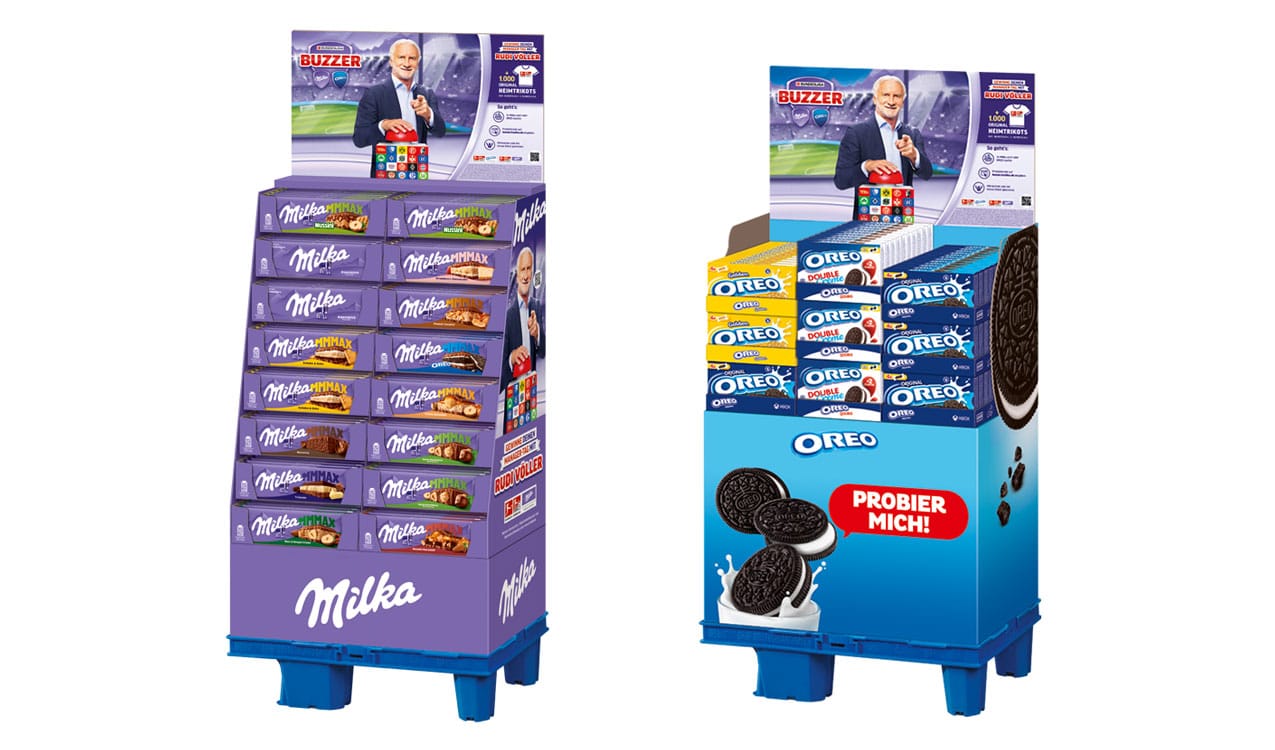 Rudi Völler wirbt für Mondelez - display Magazin