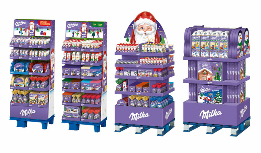 Milka: POS-Aktion zu Weihnachten